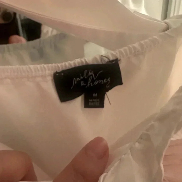 2 for $20 Milk and Honey  Crop top with ruffles - Picture 9 of 10